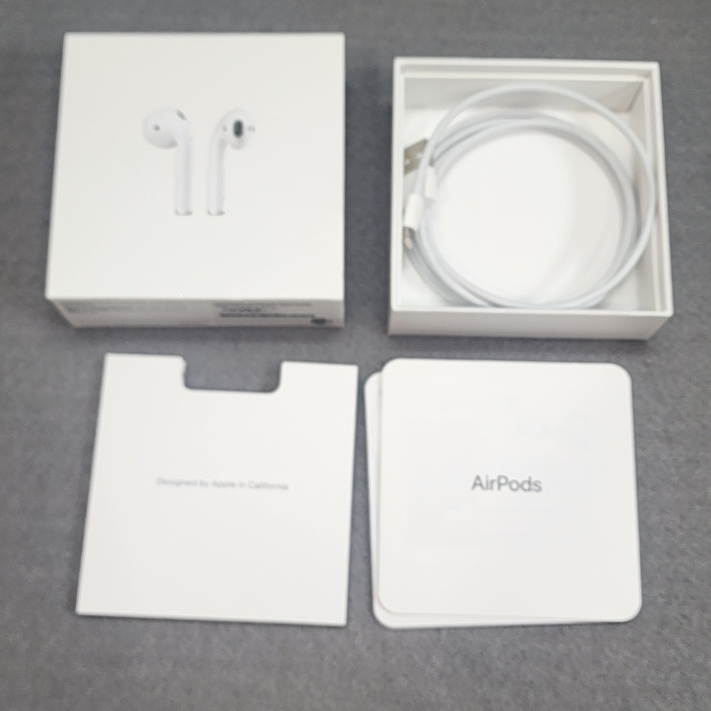 Apple AirPods 2nd Gen with Charging Case - White BOX and Charger Only